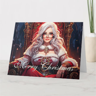 Throne Diva – Santa's Hottest Sister Card