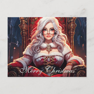 Throne Diva – Santa's Hottest Sister Holiday Postcard