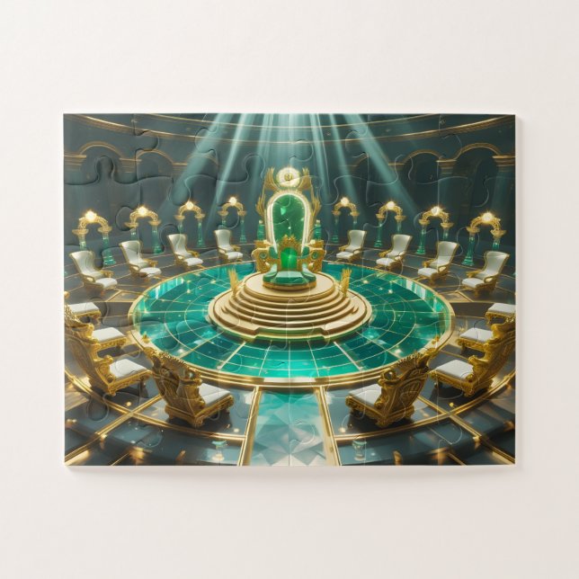 Throne Room of Heaven 520-Piece Puzzle Challenge (Horizontal)
