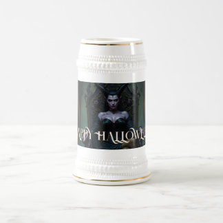 Throned Demon Queen in Candlelight Beer Stein