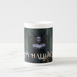 Throned Demon Queen in Candlelight Bone China Mug
