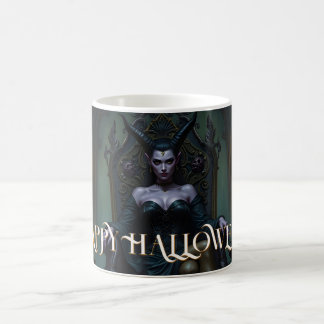 Throned Demon Queen in Candlelight Coffee Mug
