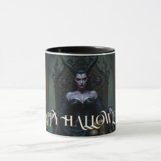 Throned Demon Queen in Candlelight Mug