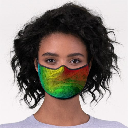 âœThrough A Silk Scarfâ Premium Face Mask