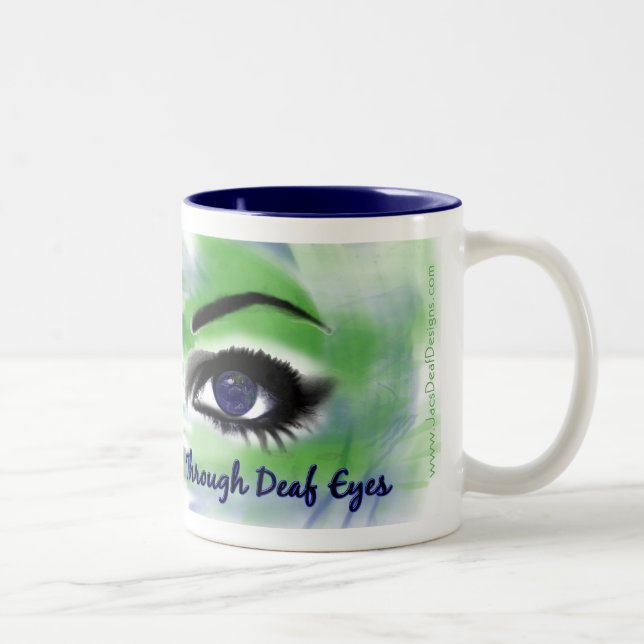Through Deaf Eyes in color MUG (Right)
