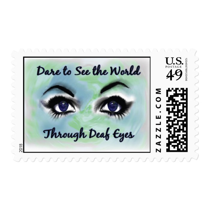 Through Deaf Eyes postage stamp