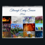 Through Every Season Personalized Photo Calendar<br><div class="desc">Through Every Season Personalized Photo Calendar features beautiful photographs to capture the essence of each month. You can change any of the images, and add your own text and images to make this customizable calendar uniquely your own. A calendar is a great gift that anyone can use to keep track...</div>