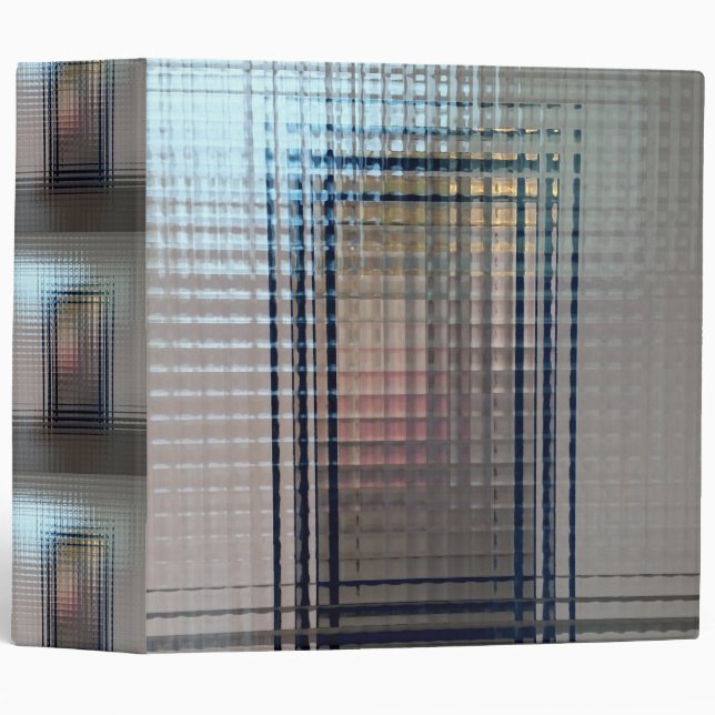 Through glass doors 3 ring binder (Front/Spine)