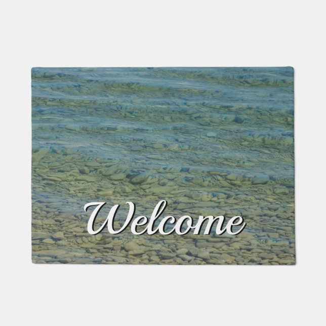 Through Lake Huron Welcome Doormat (Front)