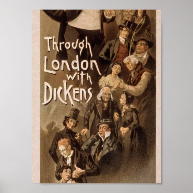 Through London with Dickens, 'Frank Oakes Rose' Poster (Front)