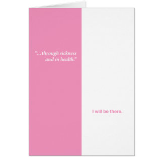© Through Sickness... Cards