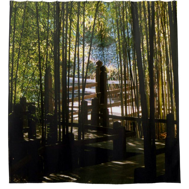 Through The Bamboo Shower Curtain (Front)