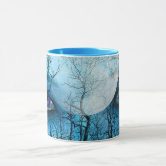 "Through the Branches: Blue Eyes" Mug