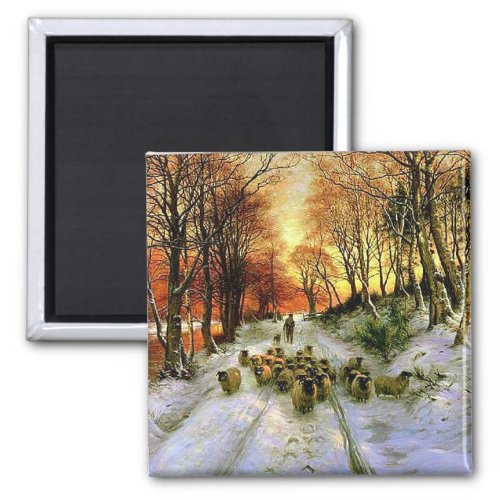 Through the Calm and Frosty Air fine art Magnet