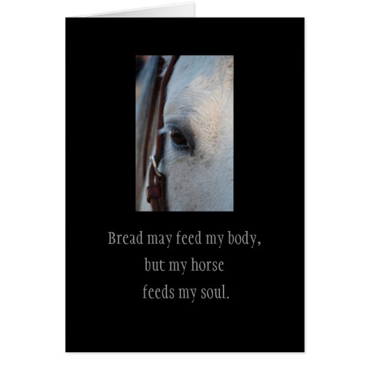 Through the Eye of a Horse Card (Front)