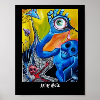 Through The Eye Of A Tripper Poster by missperple at Zazzle