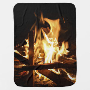 Through the Flames Baby Blanket