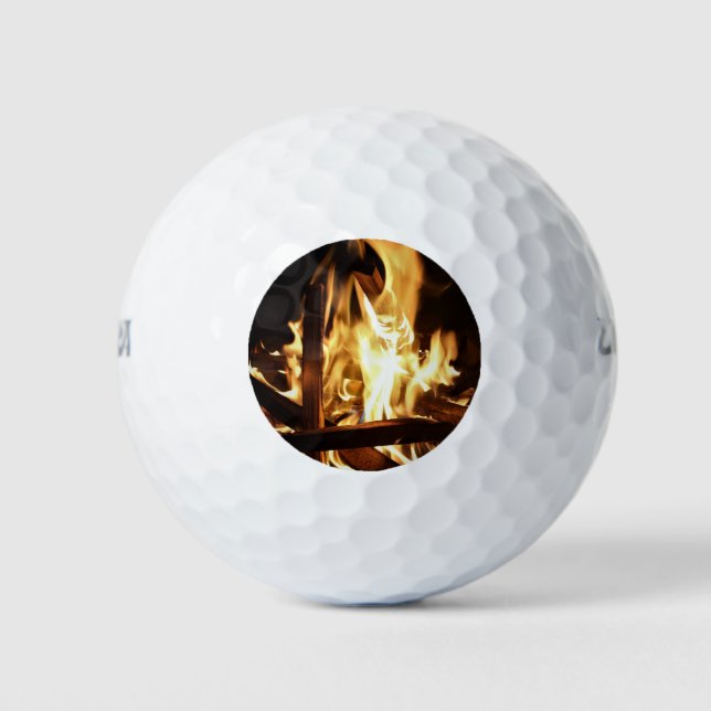 Through the Flames Golf Balls (Front)