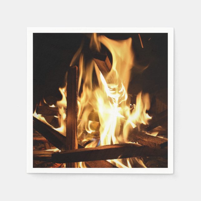 Through the Flames Napkins (Front)