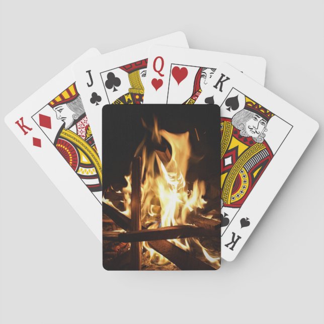 Through the Flames Poker Cards (Back)