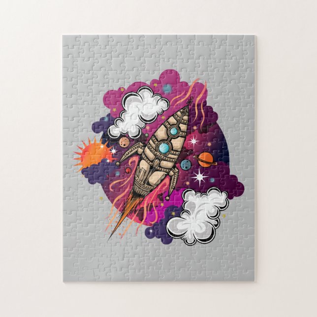 Through The Galaxy Jigsaw Puzzle (Vertical)