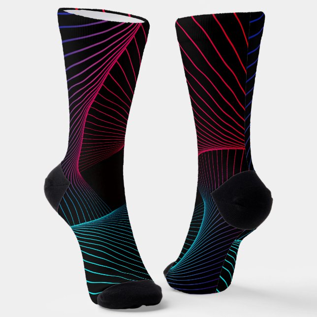 -[Through the Grid]- Socks  (Angled)