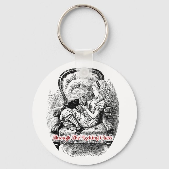 Through The Looking Glass - Design #2 Keychain (Front)