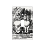 Through the Looking Glass, Tweedledum &amp; Tweedledee Light Switch Cover