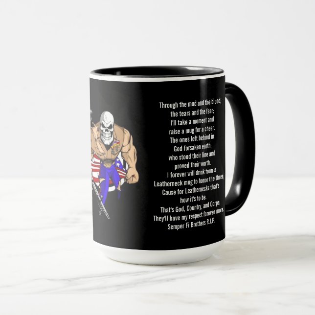 Through the mud and the blood mug (Front Right)