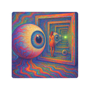 “Through the Prism of Sight” Metal Print