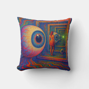 “Through the Prism of Sight” Throw Pillow