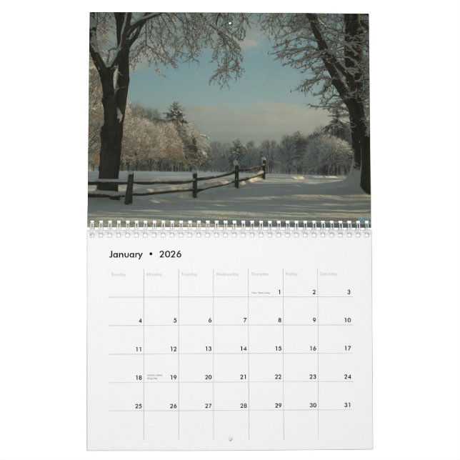 Through The Seasons  2013 Calendar (Jan 2026)