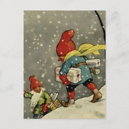 Through the Snowstorm by Jenny Nystrom Postcard