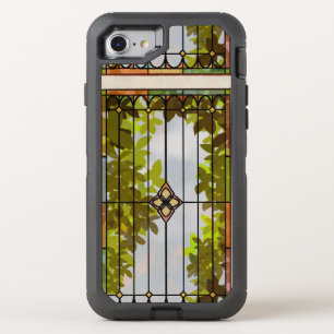 through the stained glass window OtterBox defender iPhone SE/8/7 case