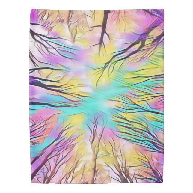 Through The Trees Duvet Cover (Front)