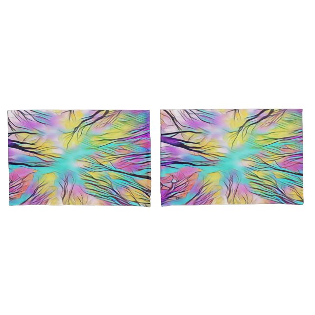 Through The Trees Pillow Case (Front-Set)