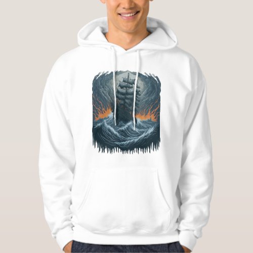 Through the Veil A Spectral Voyage Hoodie