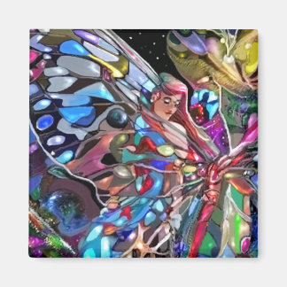 Through the wings of a butterfly! magnet