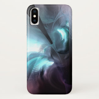 Through The Wormhole Fractal Black Hole iPhone X Case