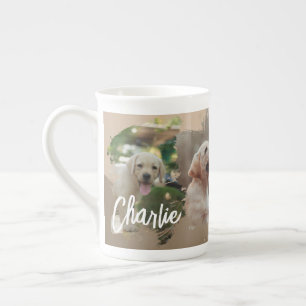 Through the Years Favorite Pet Photo Collage Bone China Mug