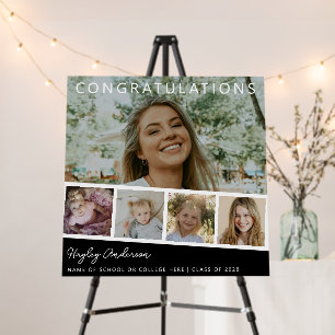 Through The Years Graduation Party Welcome Foam Board