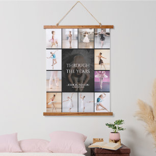 Through the Years Personalized Grad Sign  Hanging Tapestry