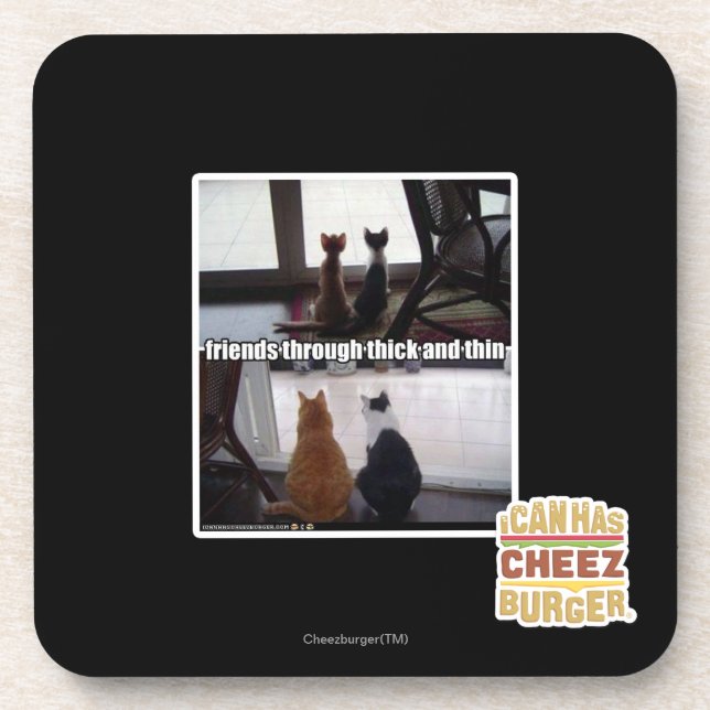 Through thick and thin coaster (Front)