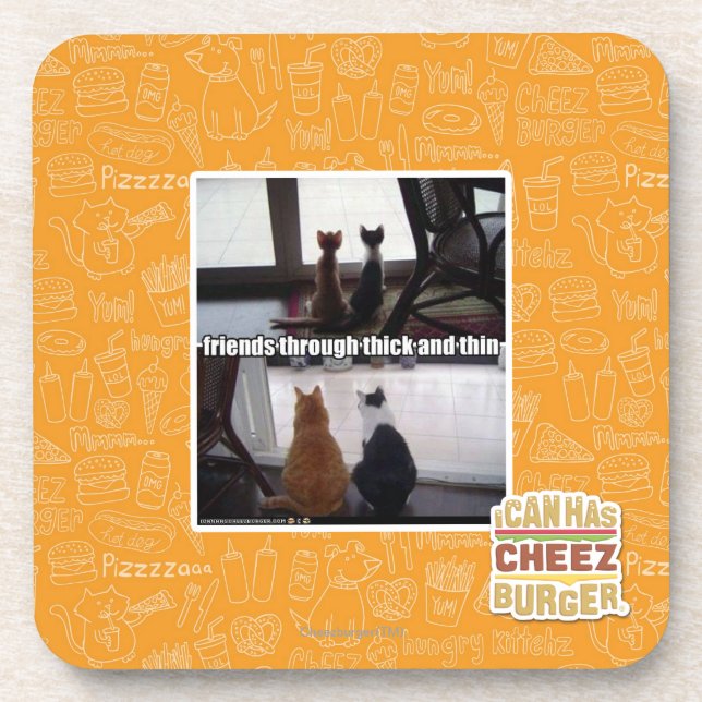 Through thick and thin coaster (Front)