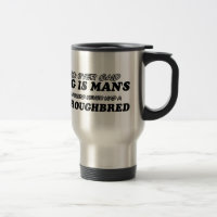 Throughbred best friend travel mug
