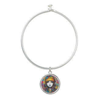 Throughoughly modern flare bangle bracelet