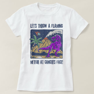 Throw A Flaming Meteor At Hodgkin's Lymphoma Funny T-Shirt