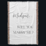 Throw Blanket<br><div class="desc">Create Your Perfect Moment with the Proposal Blanket Imagine the look of pure joy on your partner's face when you pop the question wrapped in the warmth of our Proposal Blanket. This luxurious throw is designed to make your proposal unforgettable. Whether under the stars or by a cozy fire, our...</div>