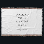 Throw Blanket 54" x 38"<br><div class="desc">Customize your design in Templett. After you are done editing,  download your file in a JPG format (don't forget to turn on the bleed option). Upload your design here by clicking on the blue "Personalize" button.</div>
