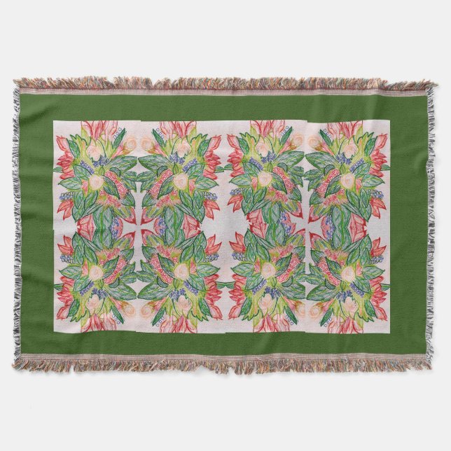 Throw Blanket Basket without Handle (Front)